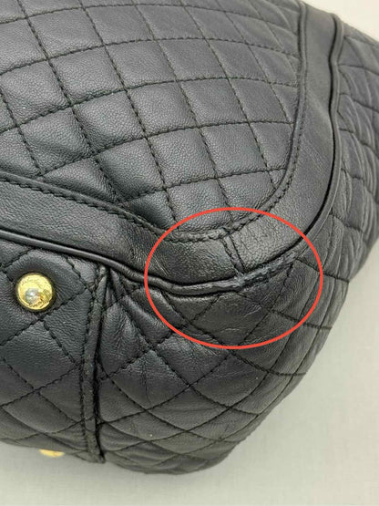 SALVATORE FERRAGAMO Betulla Chain Black Tote Bag
