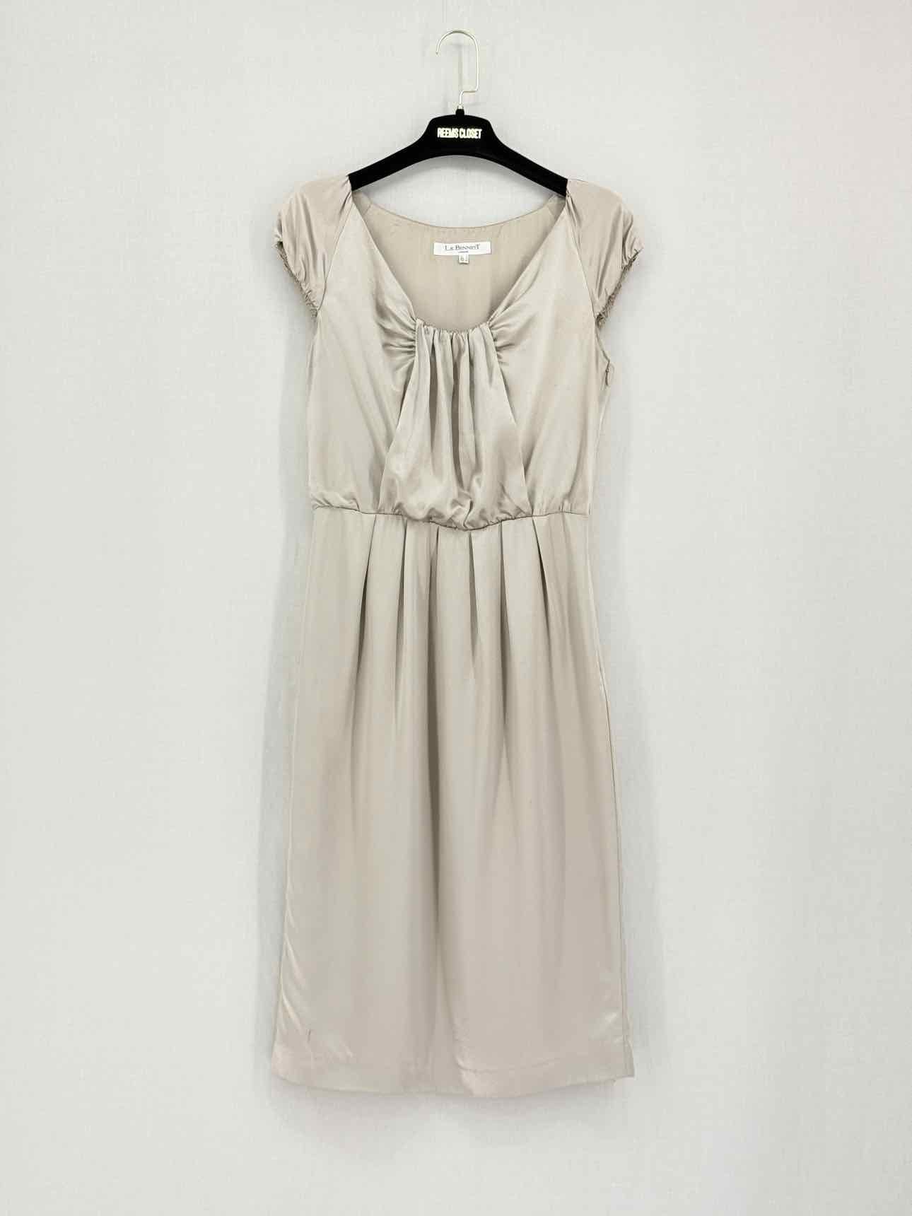 LK BENNETT Khaki Size US 4 Knee Length Dress
