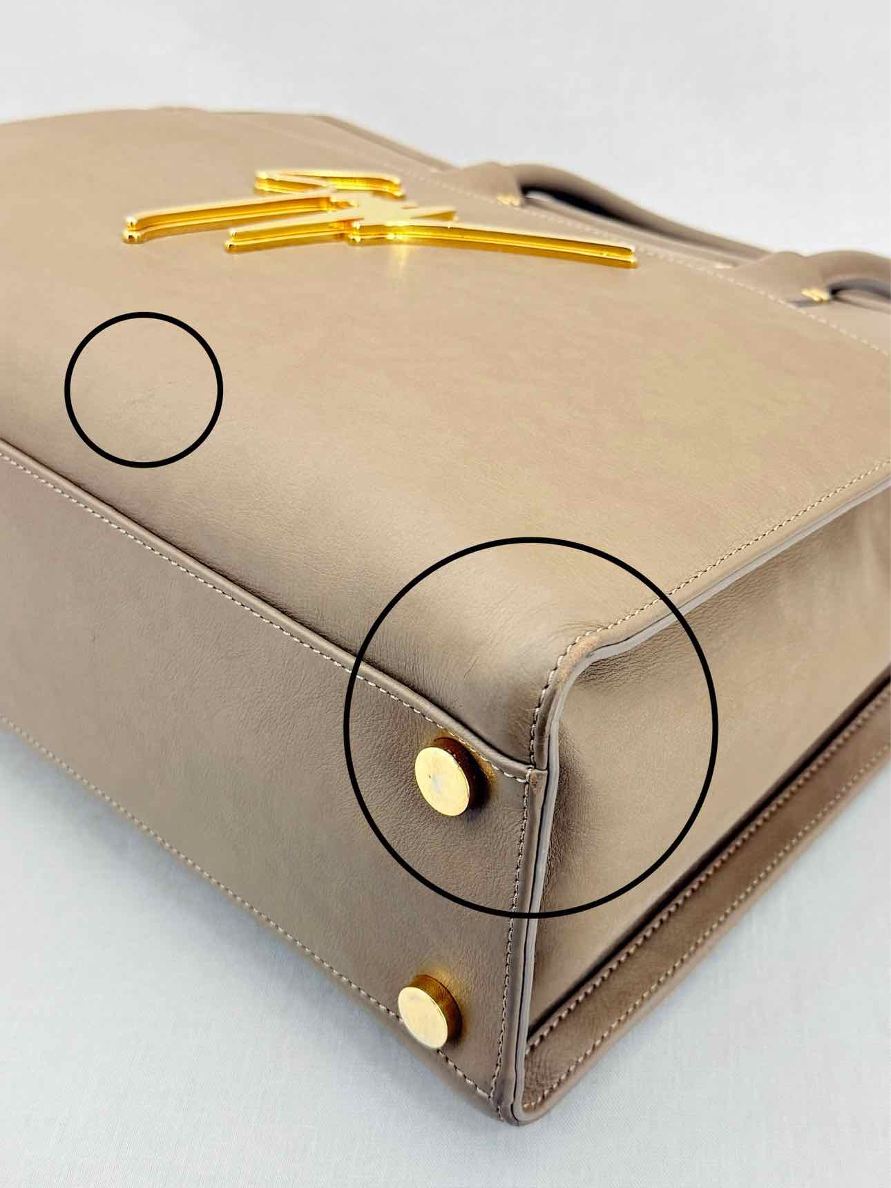 GUISEPPE ZANOTTI Angelina Taupe Top Handle