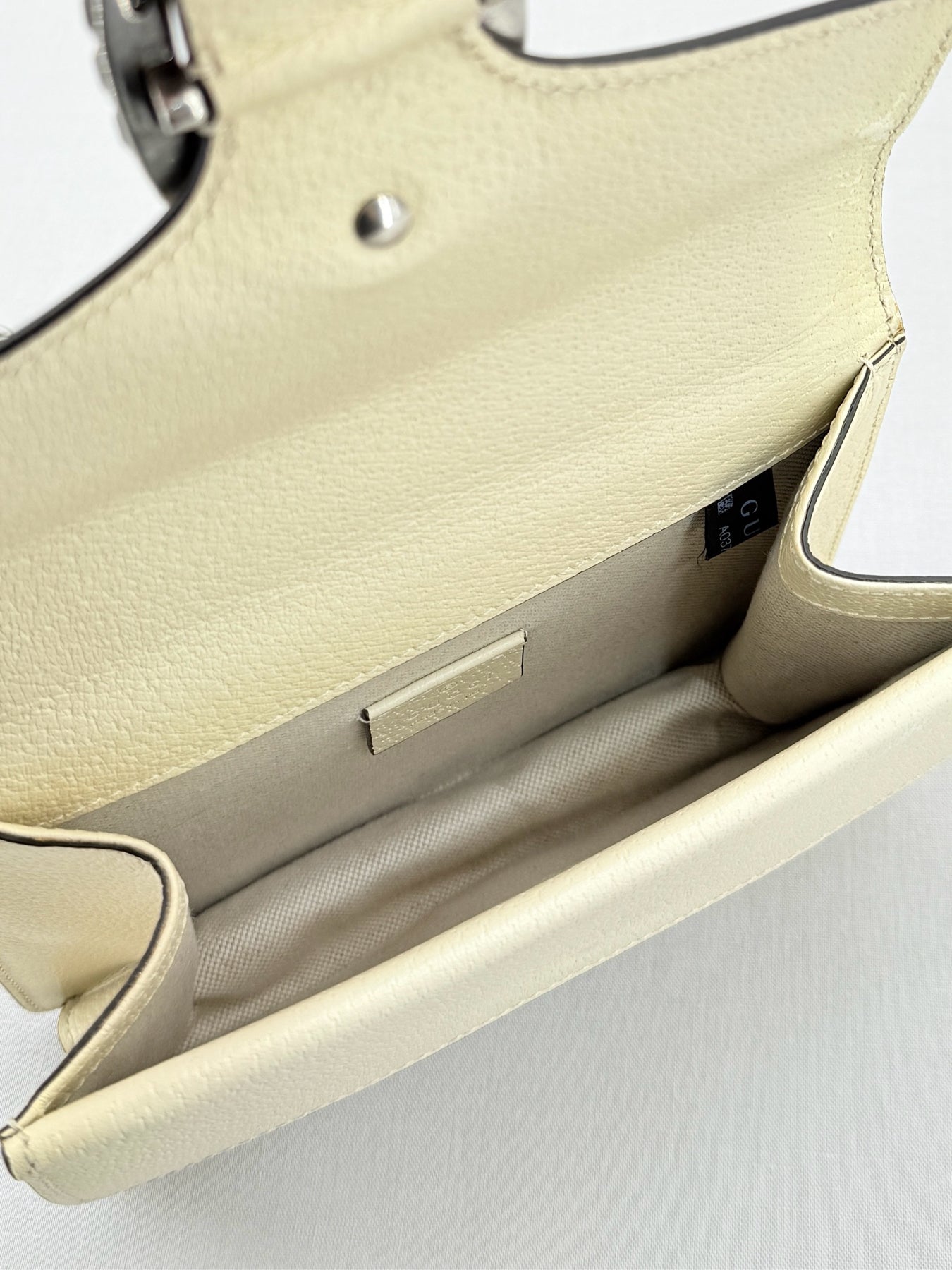 GUCCI Dionysus White Shoulder Bag