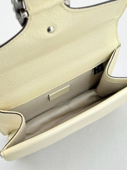 GUCCI Dionysus White Shoulder Bag