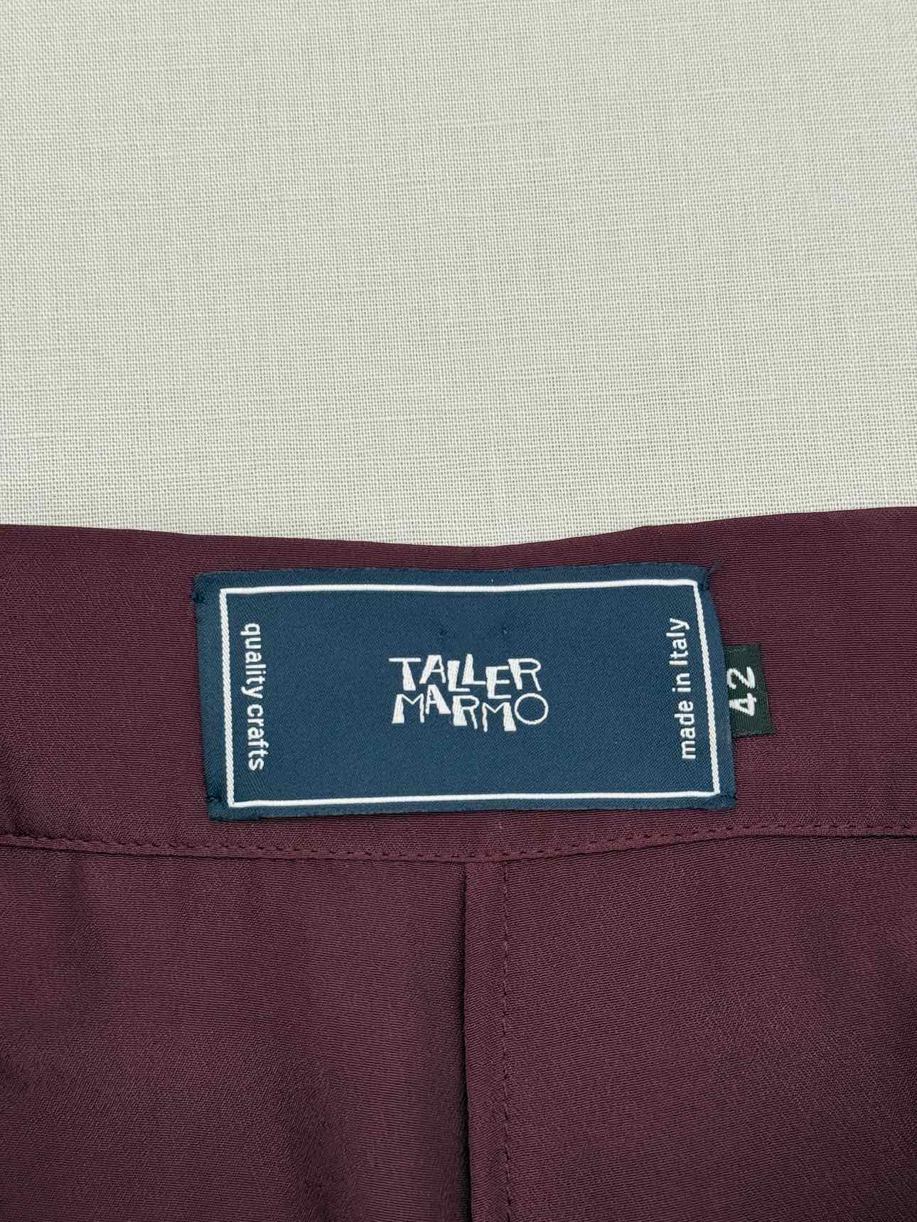 TALLER MARMO Pink & Burgundy Colorblock Size US 6 Pants