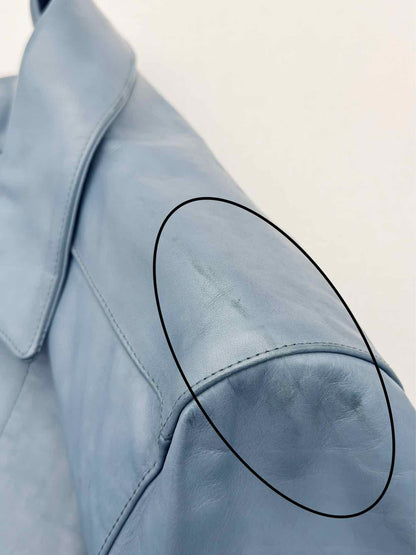CALVIN KLEIN Zip-up Pale Blue Jacket
