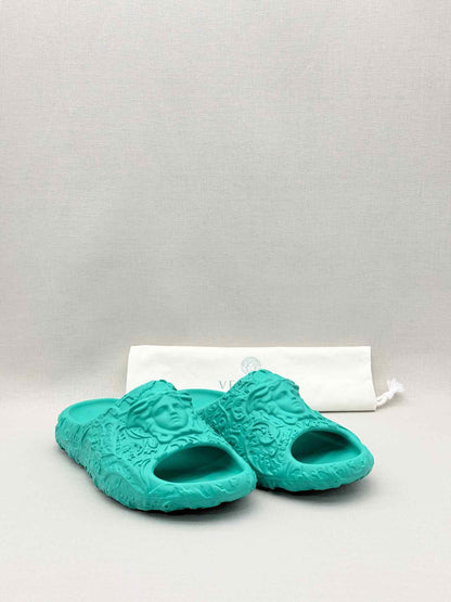 VERSACE Medusa Turquoise Size EU 43 Slides