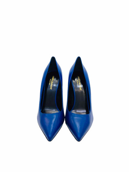 SAINT LAURENT Instinct Blue Pumps 39