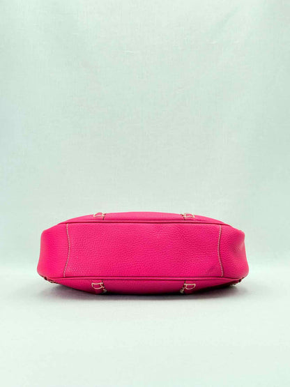 BURBERRY Stitched Pink Shoulder Bag