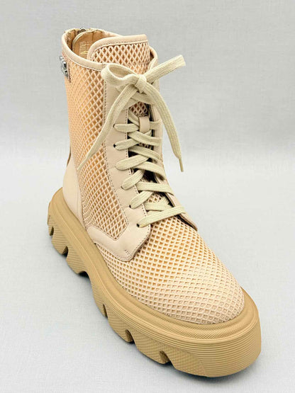 CASADEI Chunky Beige Size EU 39.5 Ankle Boots
