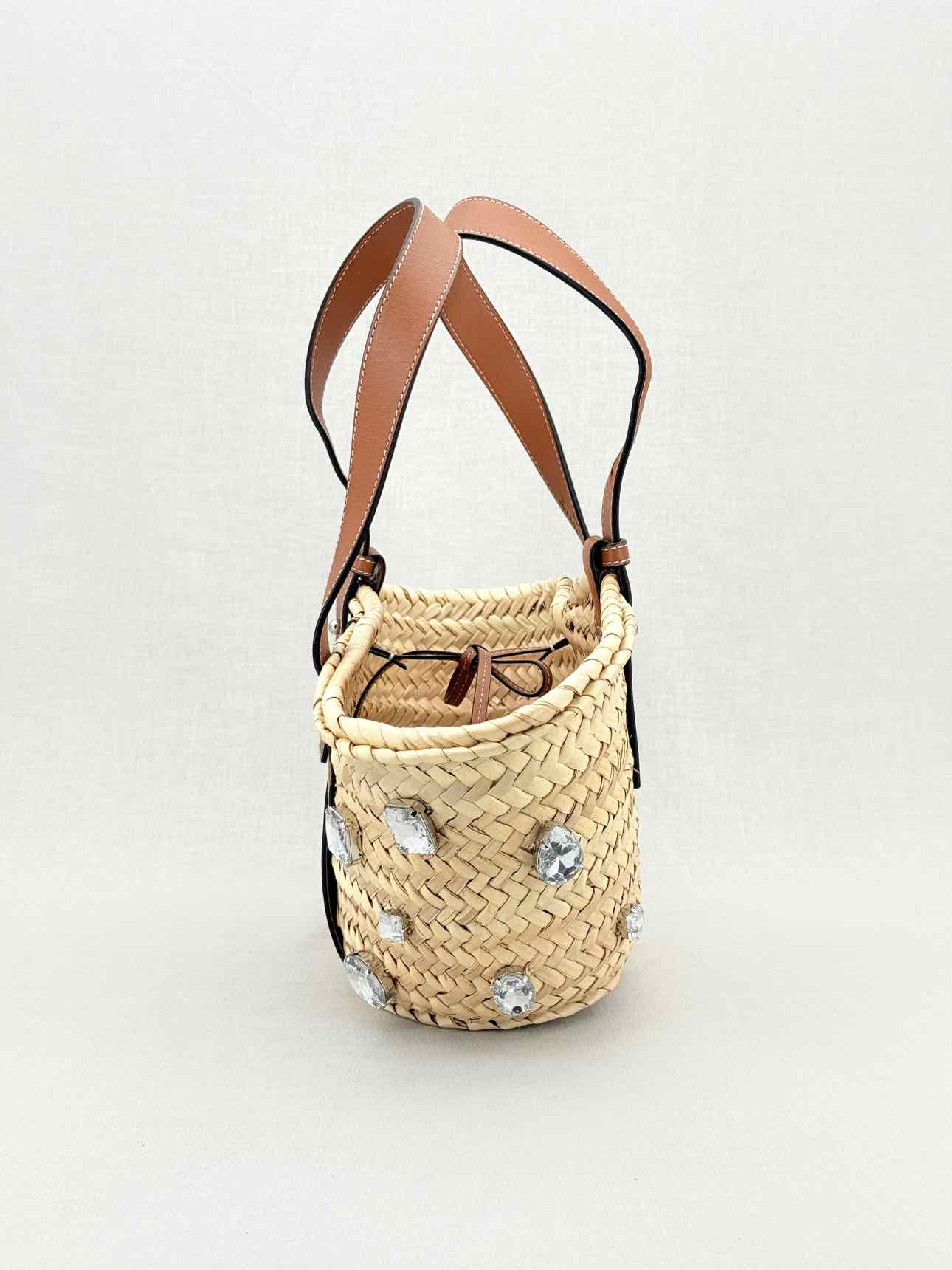 LOEWE Basket Stones Natural Tan Tote Bag