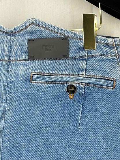 FENDI Crop Blue Size US 2 Jeans