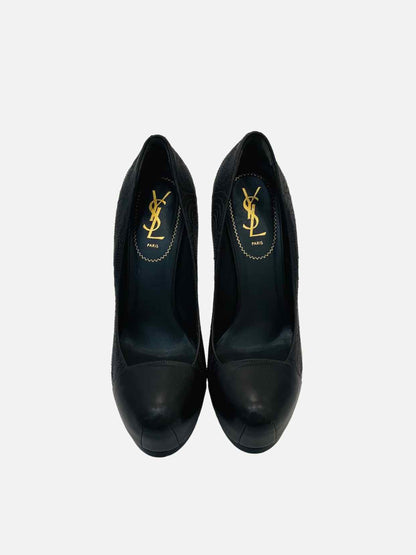 YVES SAINT LAURENT Tribute Black Pumps 40