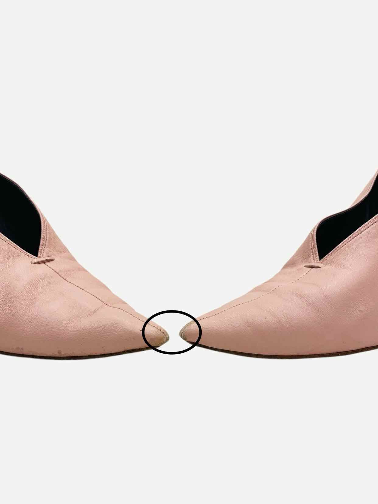 CELINE Pointed Toe Light Pink Pumps