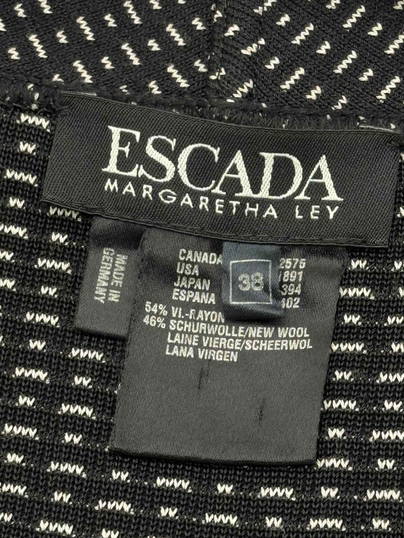 ESCADA Black & White Size US 2 Jacket