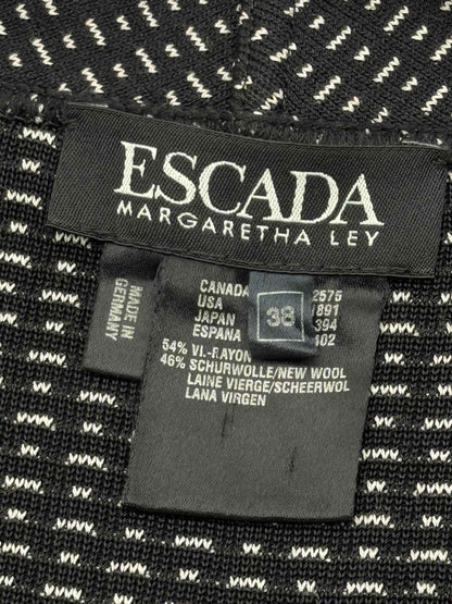 ESCADA Black & White Size US 2 Jacket