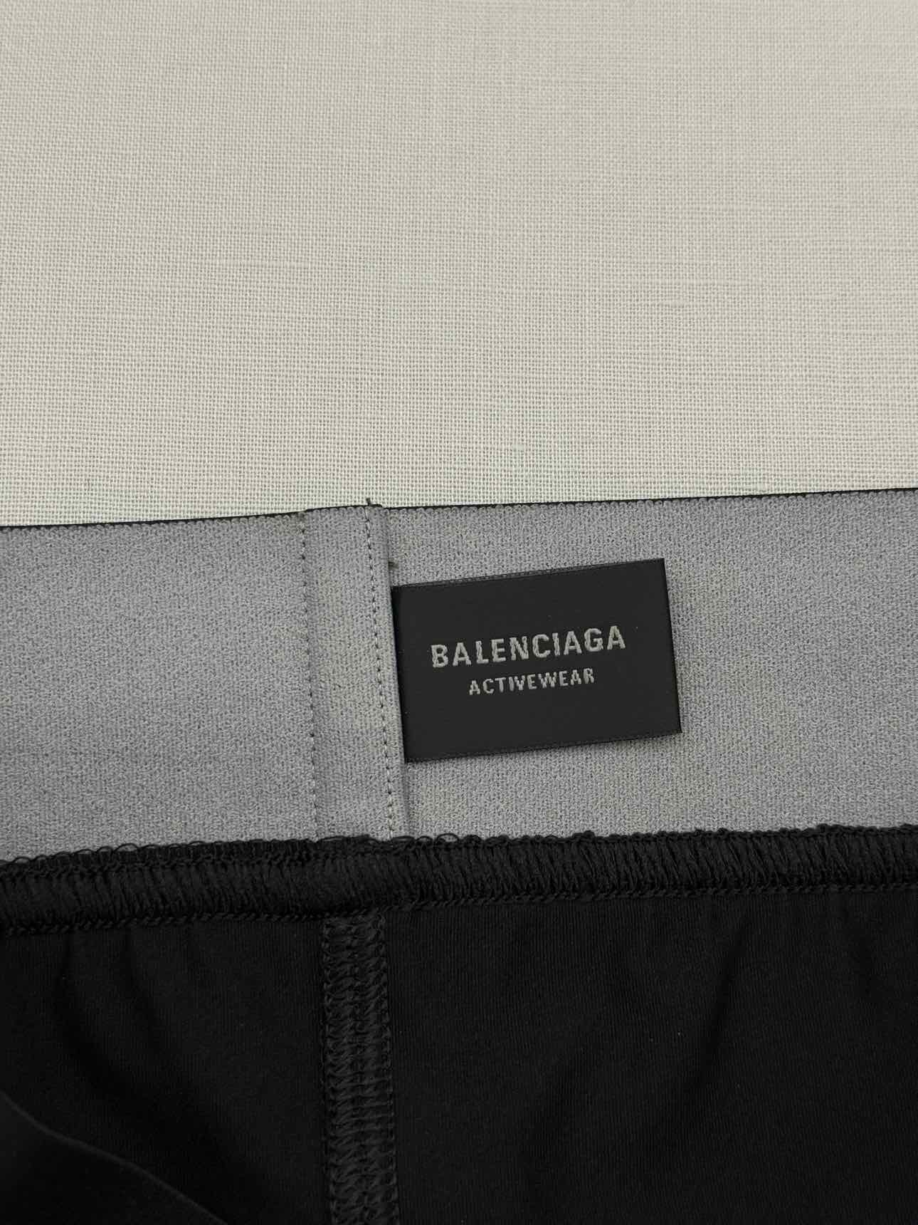 BALENCIAGA Black Logo Print Size Small Outfit Set