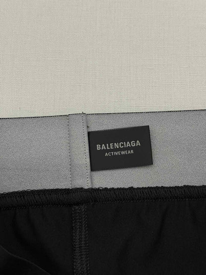 BALENCIAGA Black Logo Print Size Small Outfit Set