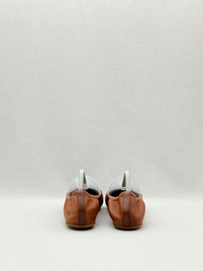 BURBERRY Drayton Brown Checked Size EU 35 Ballet Flats
