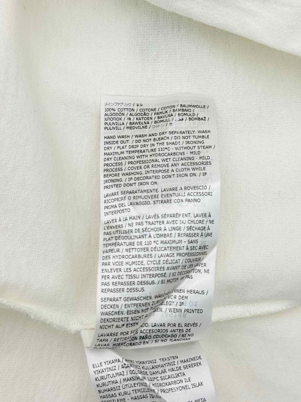 JIL SANDER White Logo Size XSmall T-shirt