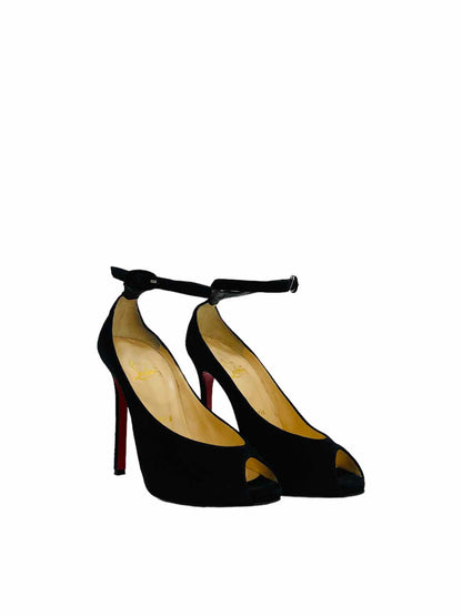 CHRISTIAN LOUBOUTIN Black Ankle Strap