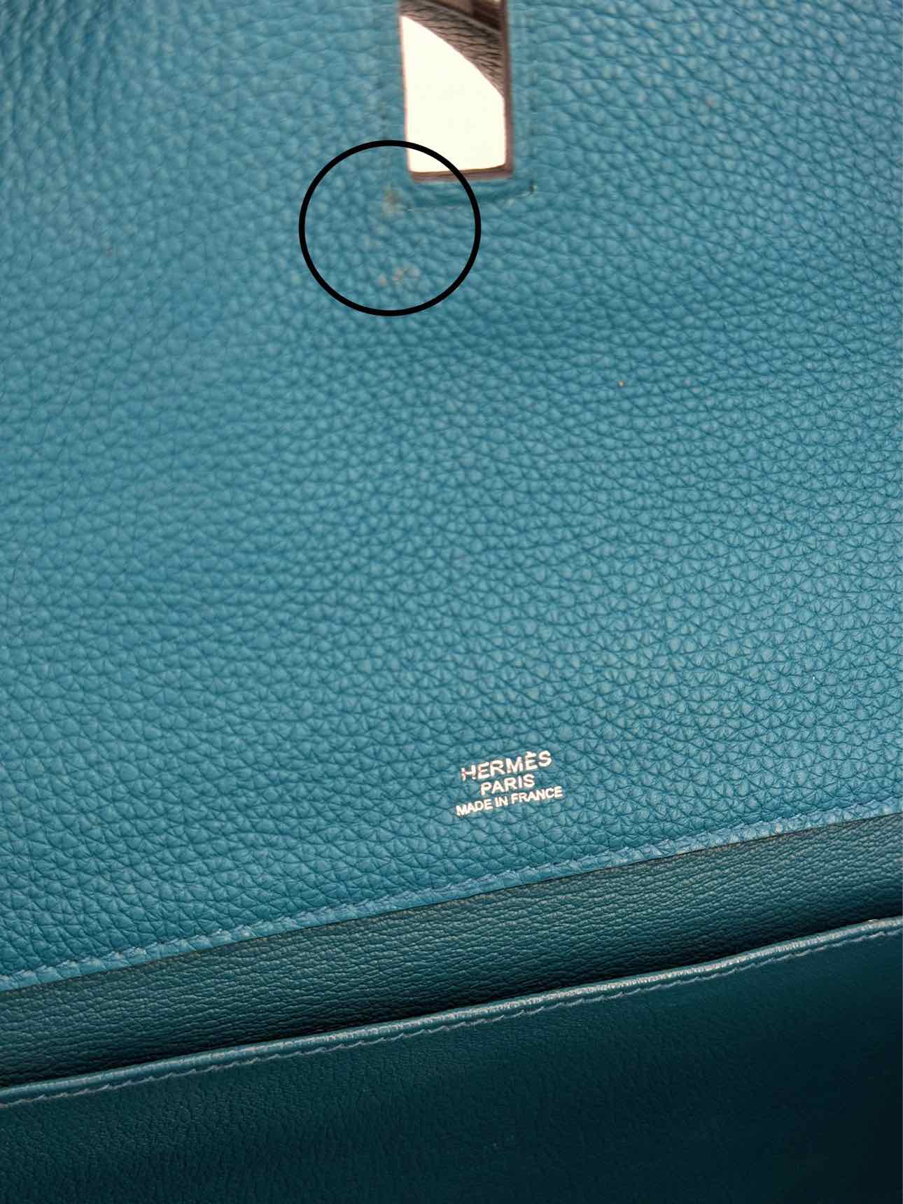 HERMES Etribelt Blue Top Handle