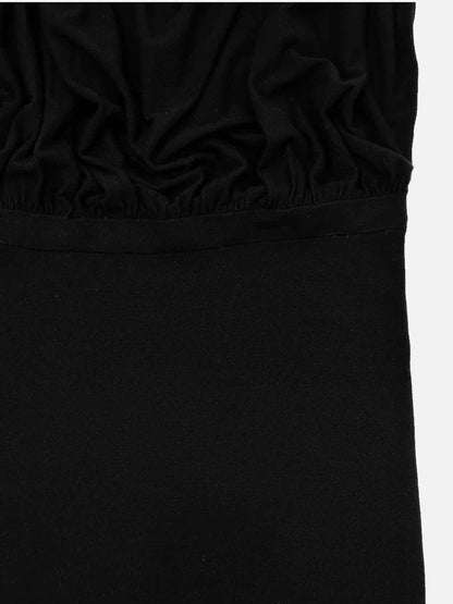 DONNA KARAN Mini Black Jumper Dress