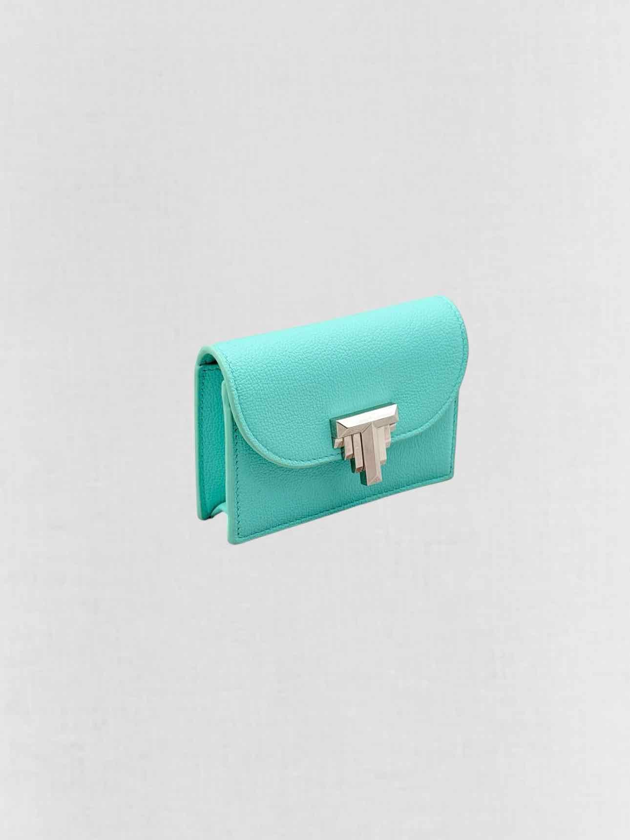 TIFFANY & CO T-Deco Tiffany Blue Card Case