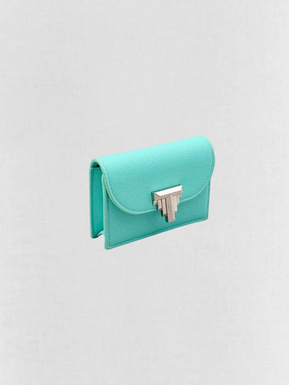 TIFFANY & CO T-Deco Tiffany Blue Card Case