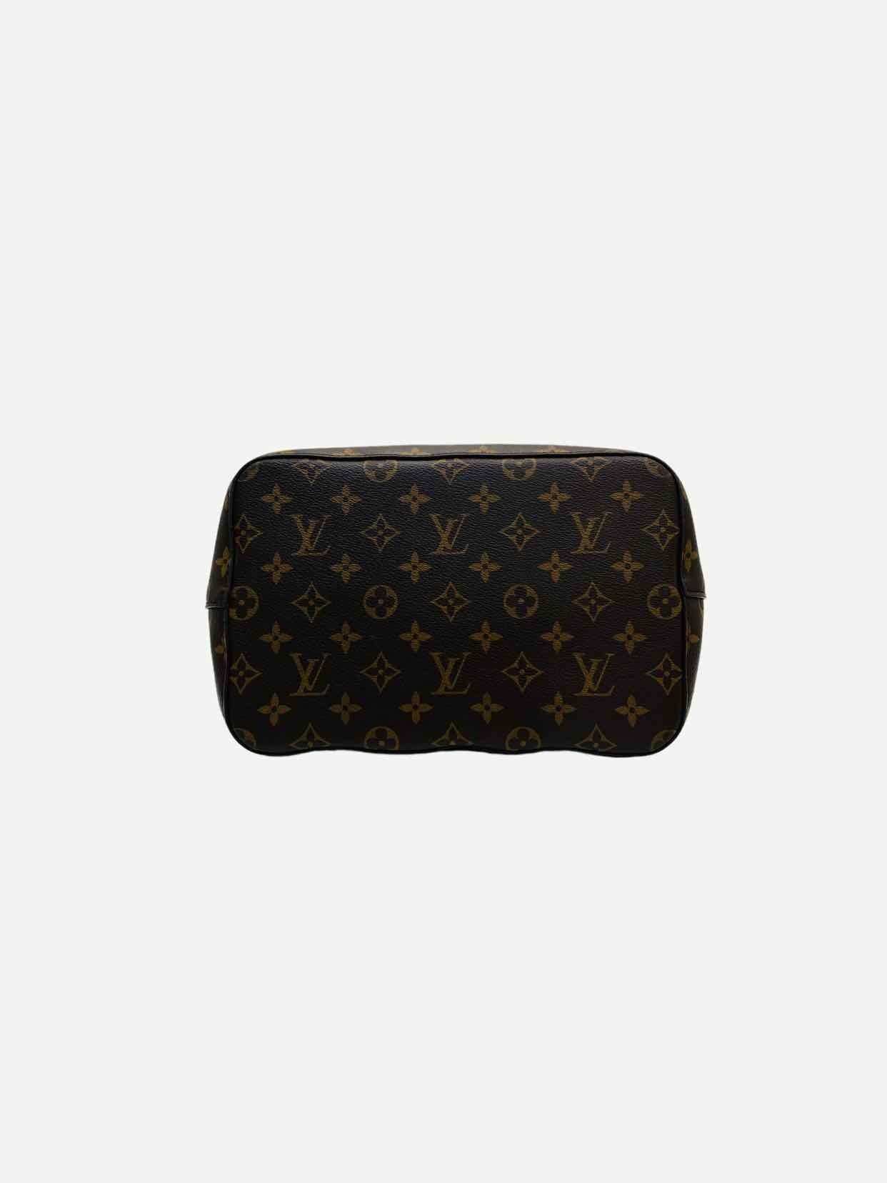 LOUIS VUITTON NeoNoe Brown & Black Monogram Bucket Bag