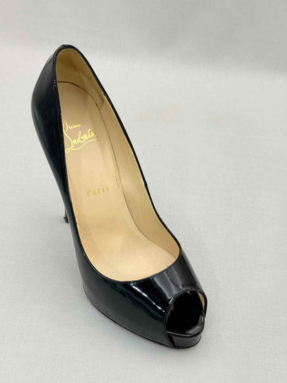 CHRISTIAN LOUBOUTIN Very Prive Black Size EU 39 Pumps
