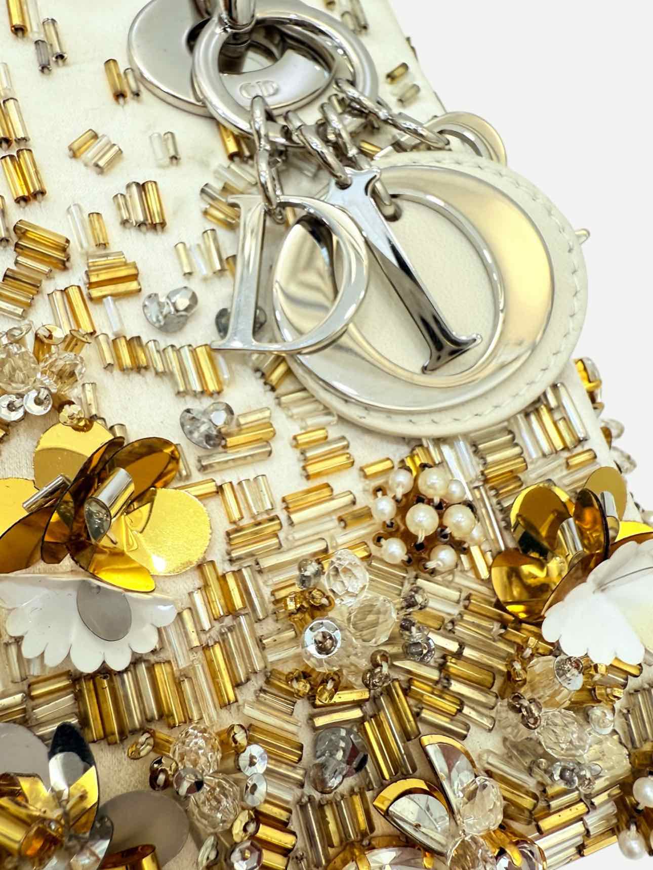 DIOR Lady Dior Beige Top Handle