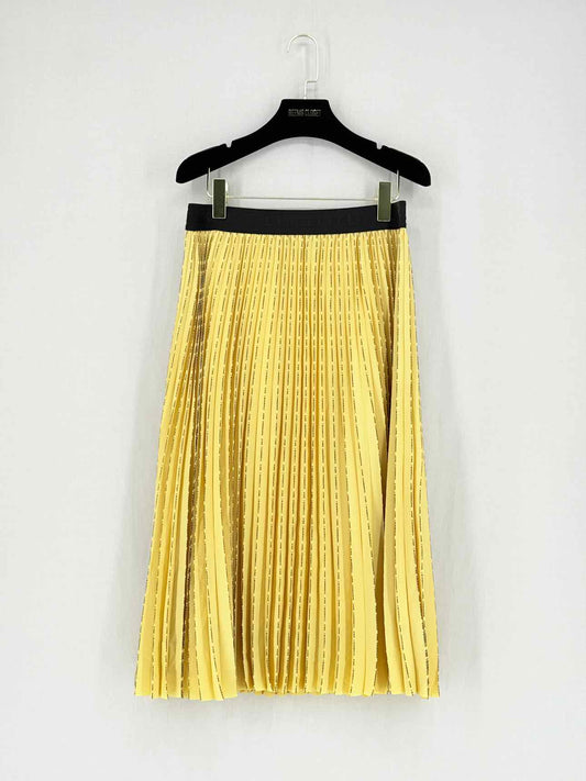 KARL LAGERFELD Yellow Size US 6 Knee Length Skirt