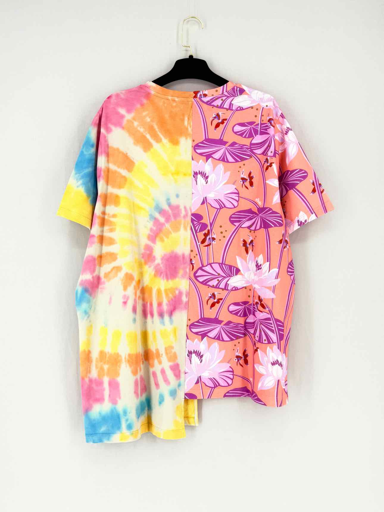 LOEWE Tie Dye Pink Multicolor Size XSmall T-shirt