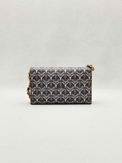 LIBERTY Iphis Heddon Brown Logo Print Crossbody