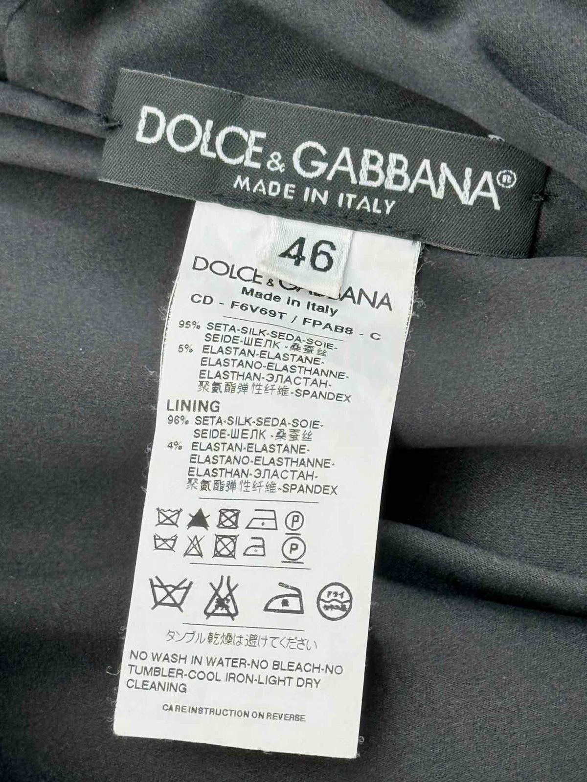 DOLCE & GABBANA Size US 10 Knee Length Dress