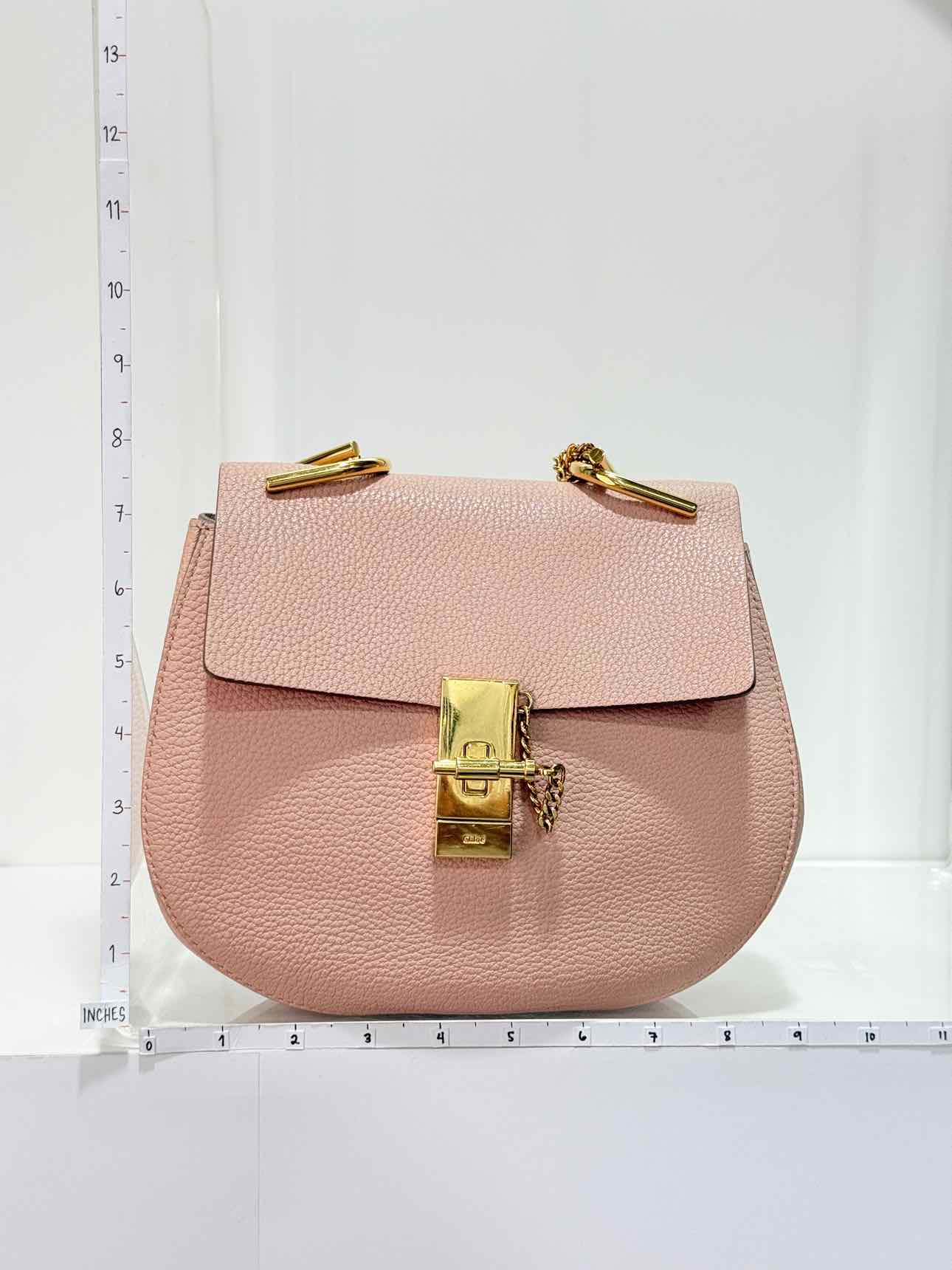 CHLOE Drew Peach Crossbody