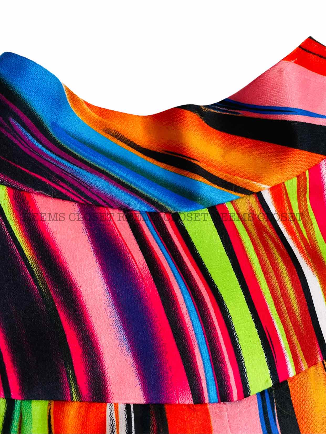 ISSA Multicolor Printed Long Dress