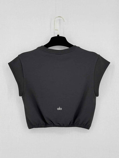 ALO Yoga Black Size Small Top