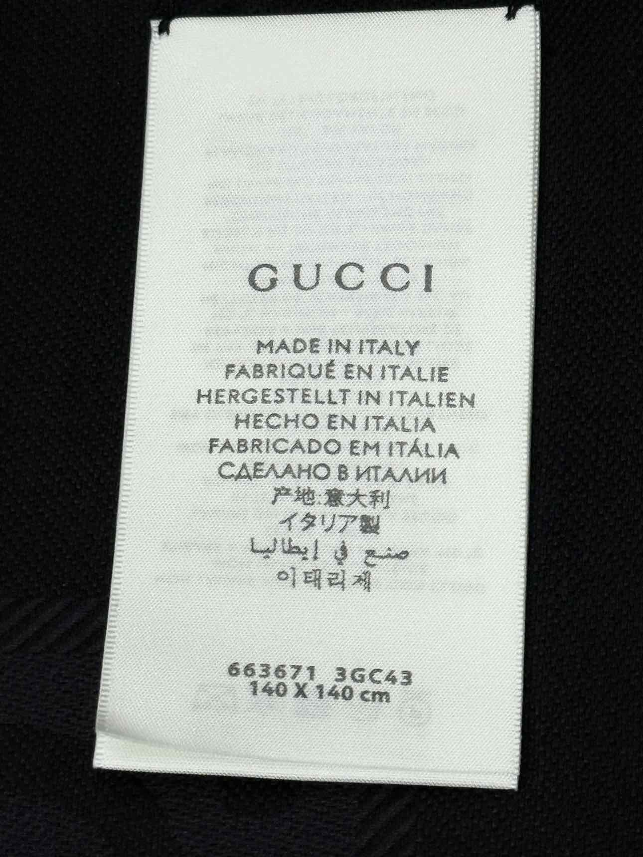 GUCCI Black Shawl