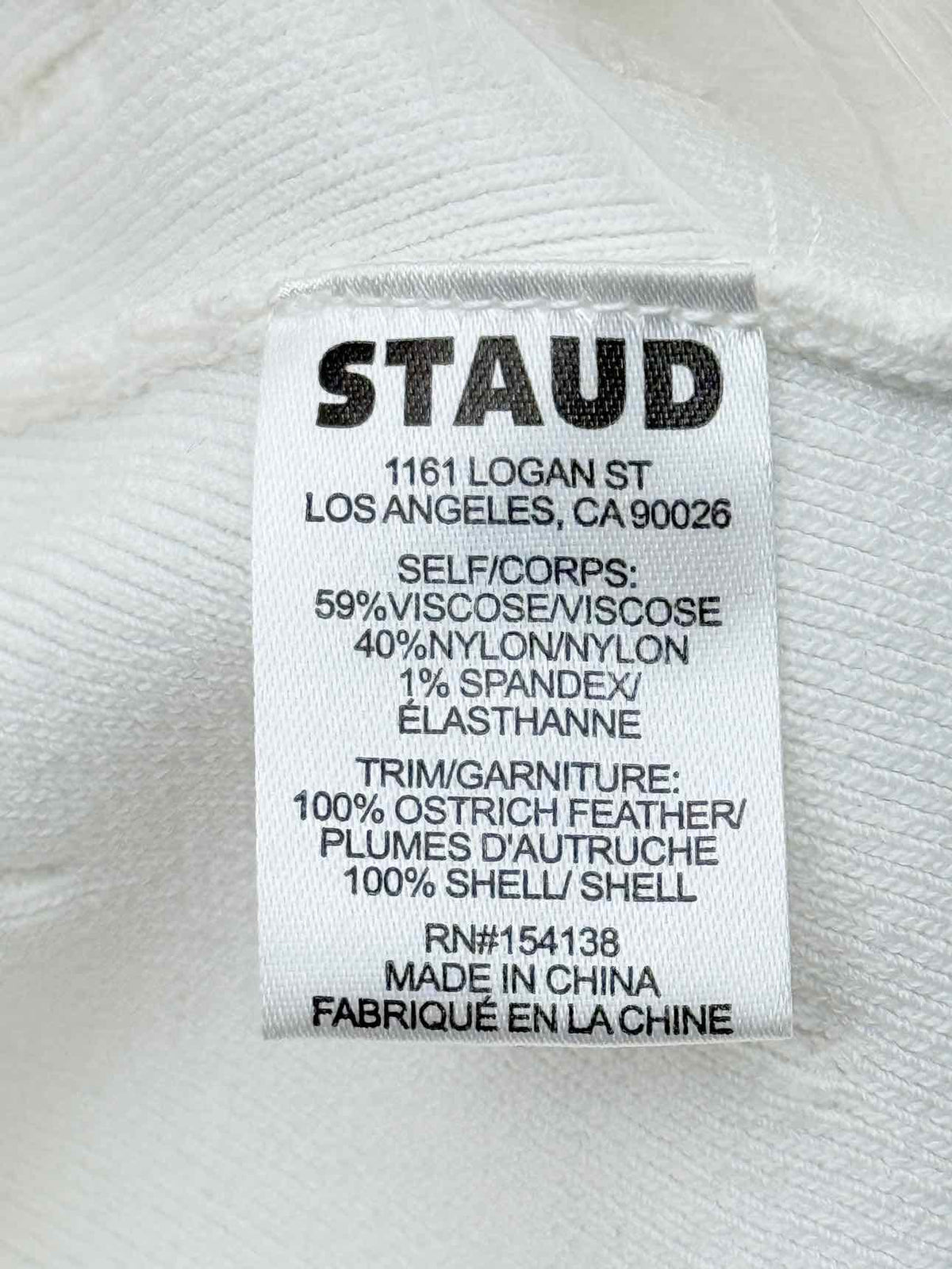 STAUD Kristen White Size Medium Outfit Set