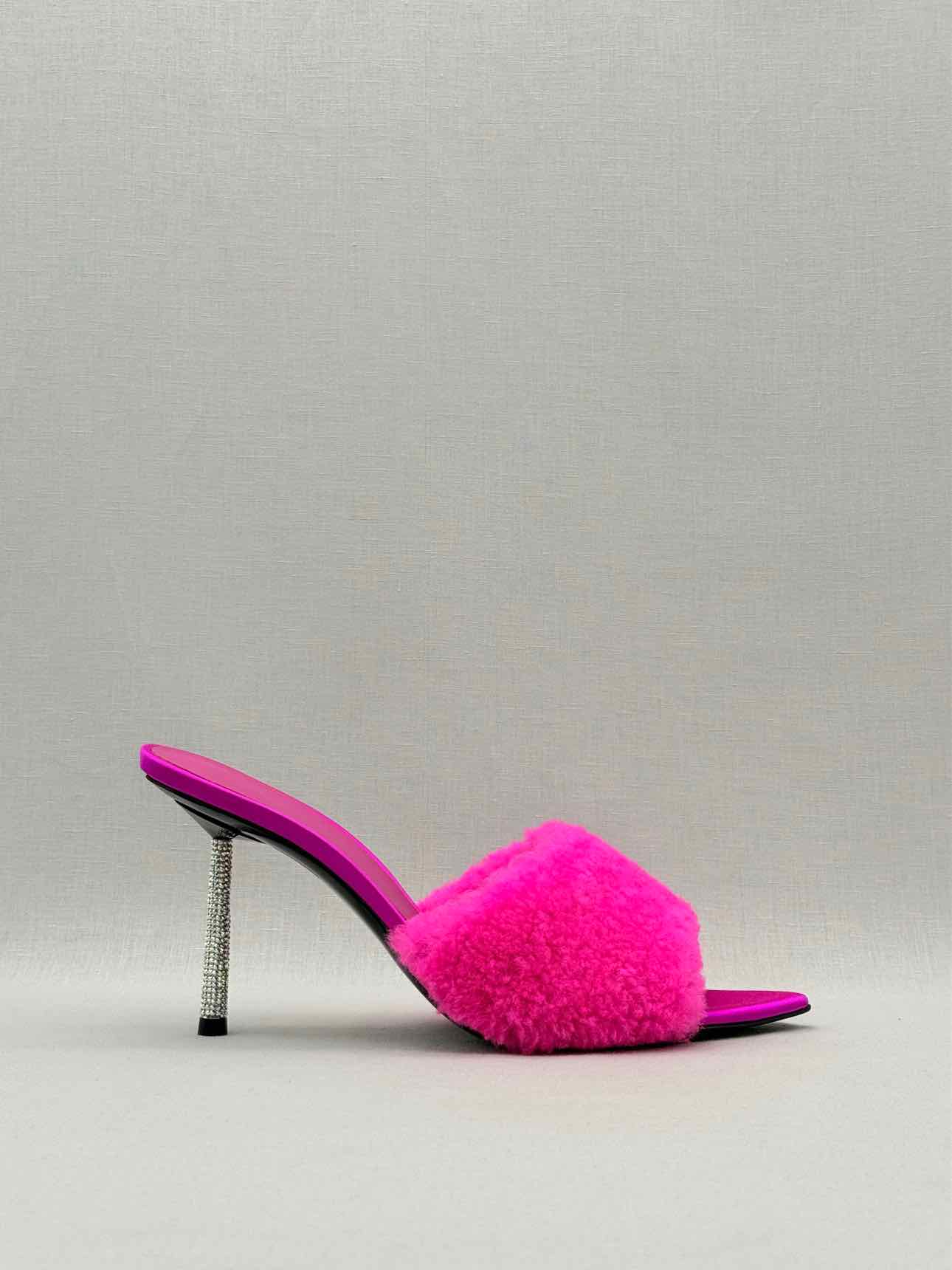 LE SILLA Pink Embellished heels Size EU 41 Mules