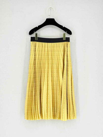 KARL LAGERFELD Yellow Size US 6 Knee Length Skirt