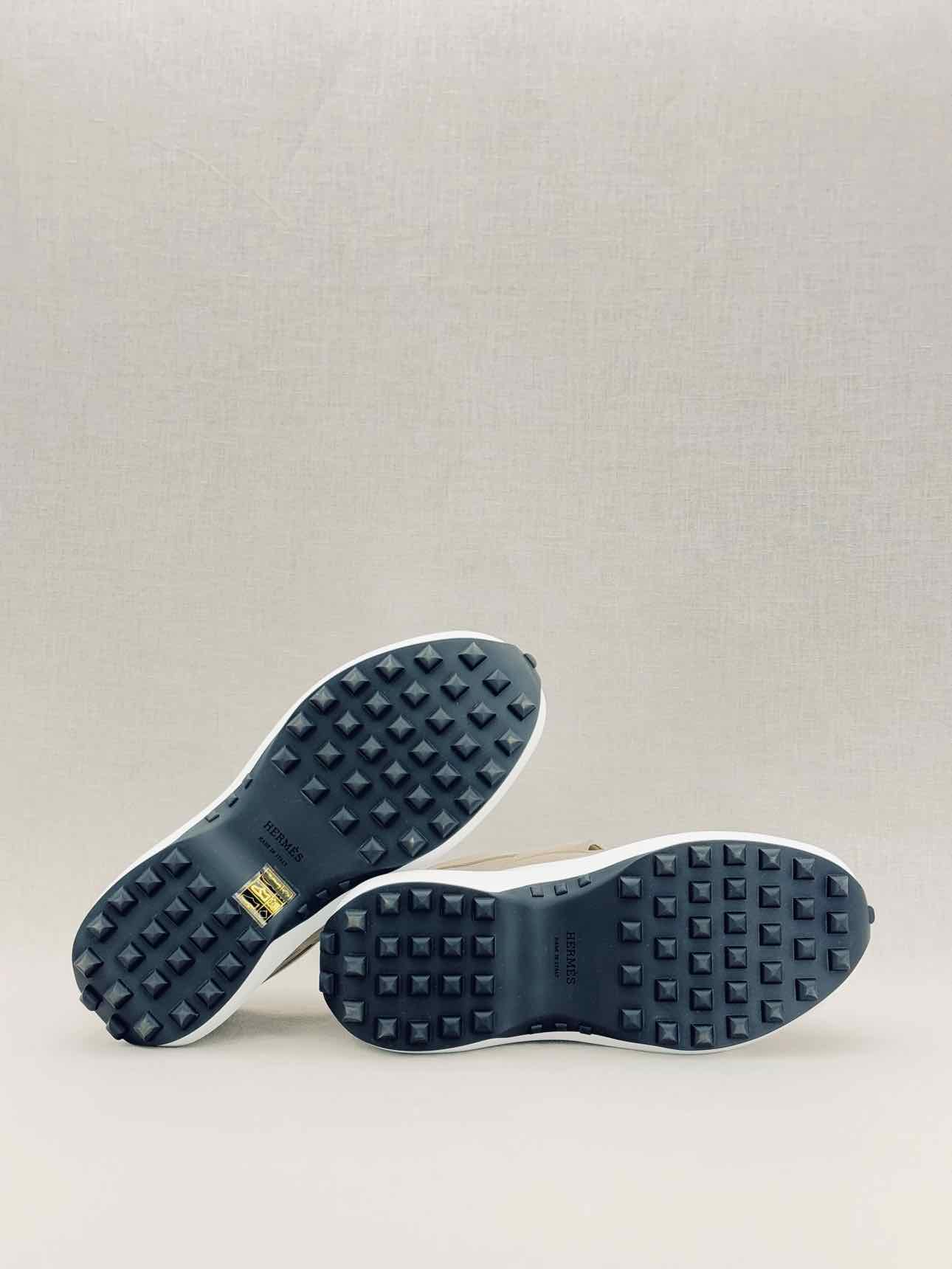 HERMES Loop Grey & Black Size EU 36 Sneakers