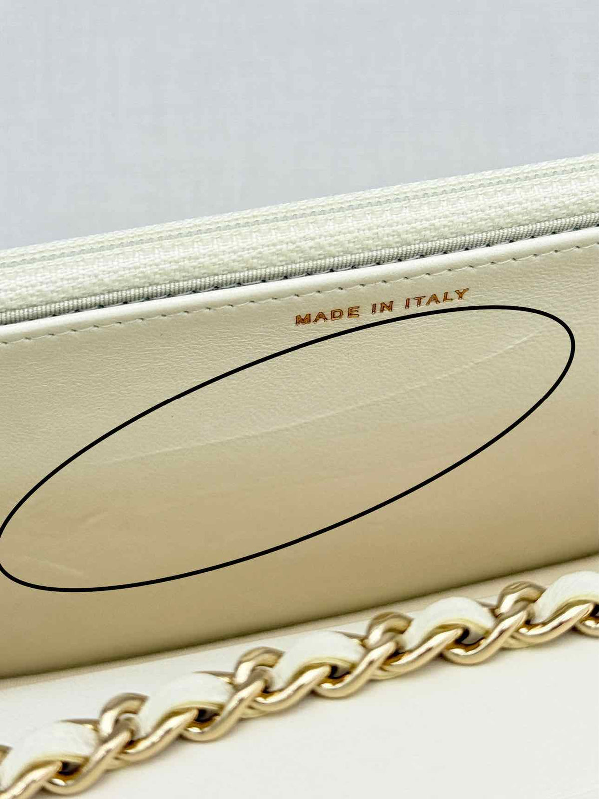 CHANEL Trendy CC WOC White Quilted Shoulder Bag