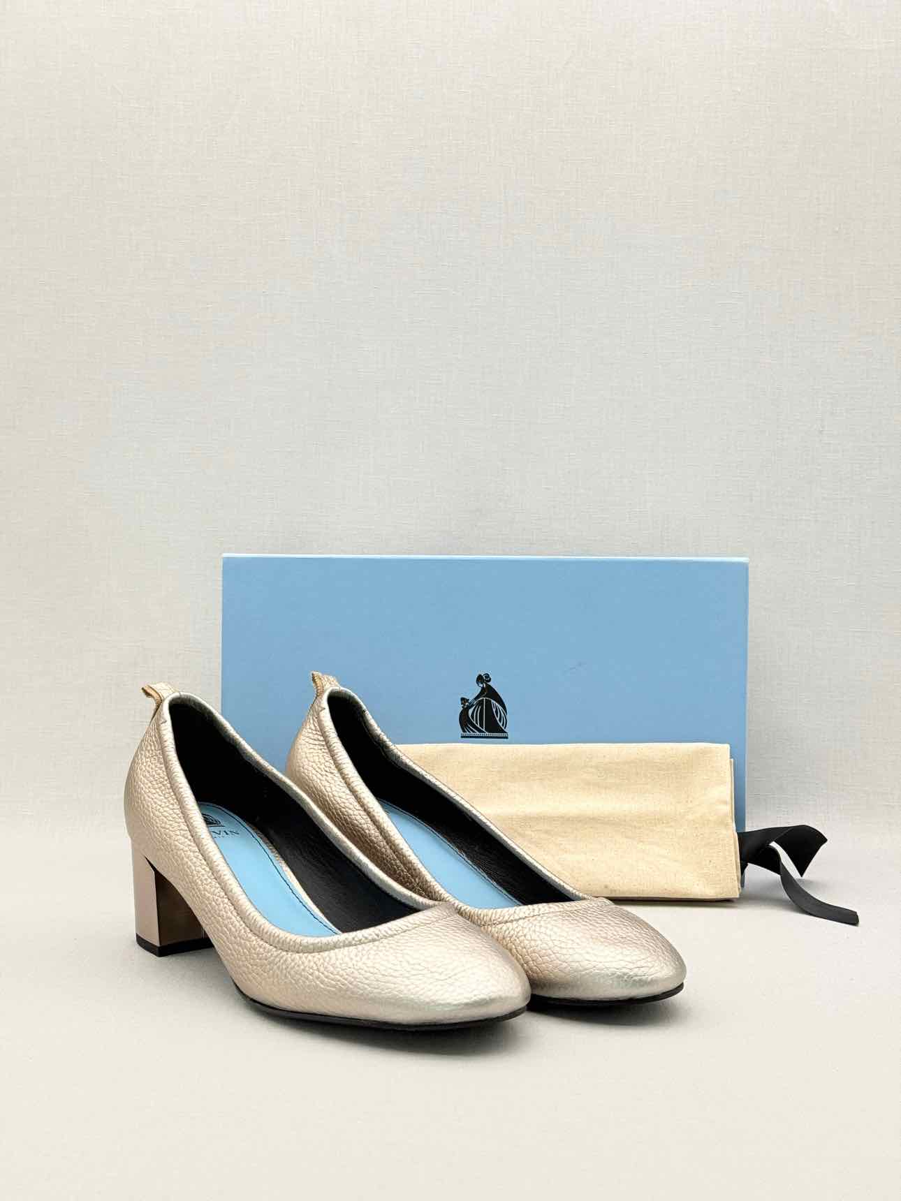 LANVIN Cube Metallic Light gold Size EU 40 Pumps