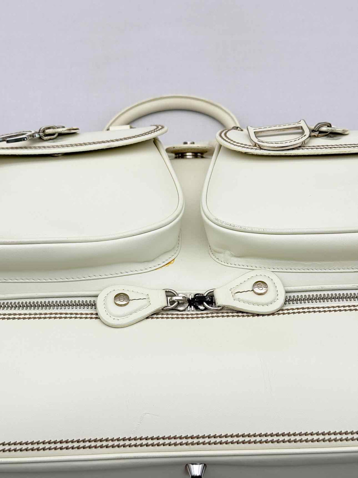 DIOR Vintage Off-white Top Handle