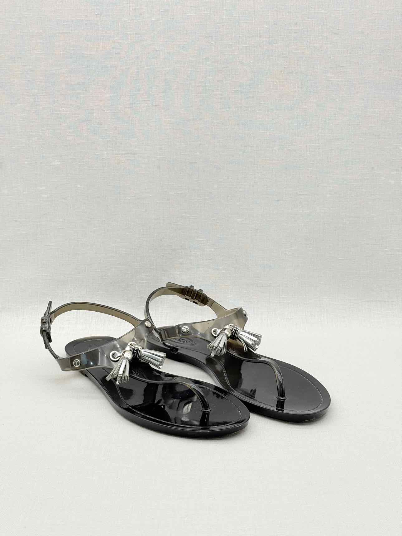TOD'S Jelly Grey Size EU 39 Sandals