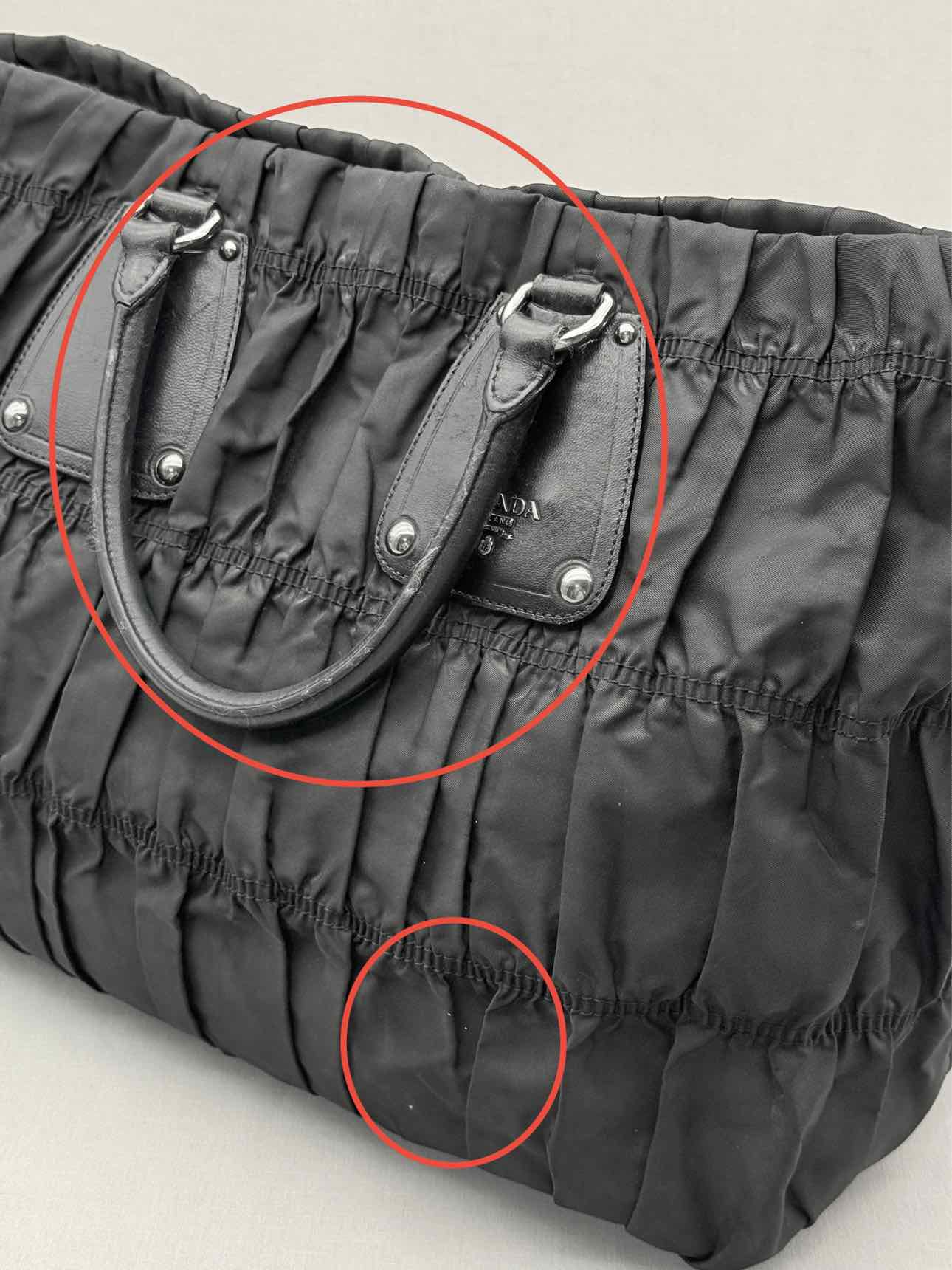 PRADA Tessuto Black Tote Bag