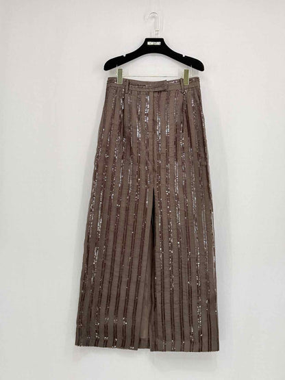 BRUNELLO CUCINELLI Brown Size US 4 Outfit Set