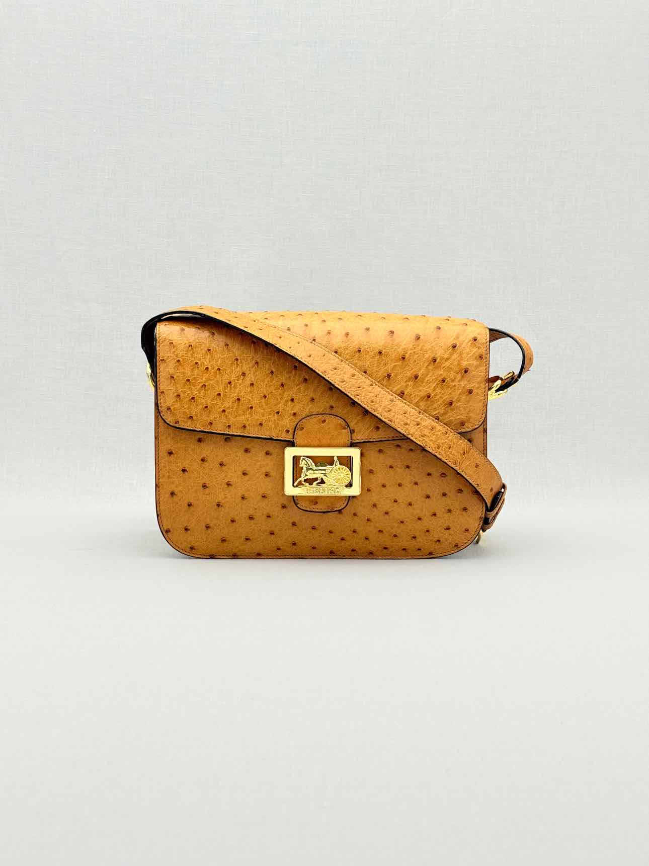 CELINE Vintage Caramel Shoulder Bag