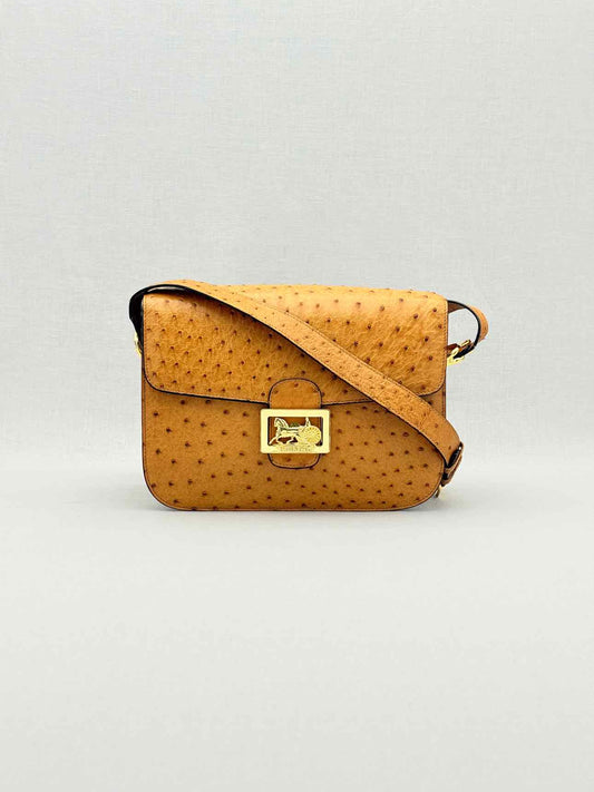 CELINE Vintage Caramel Shoulder Bag
