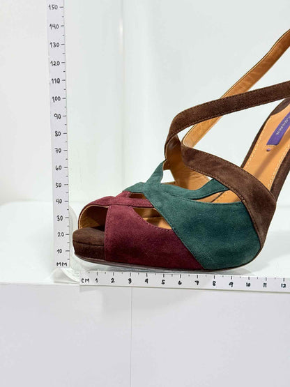 RALPH LAUREN Purple Label Size EU 38 Heeled Sandals